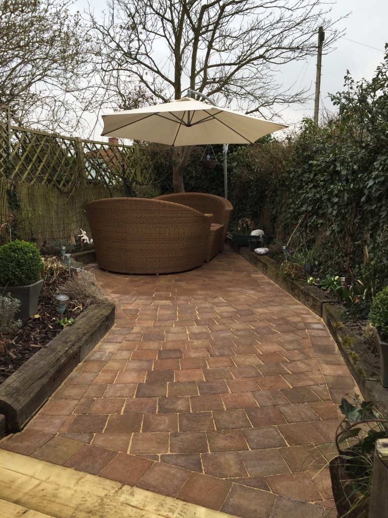 New courtyard patio area